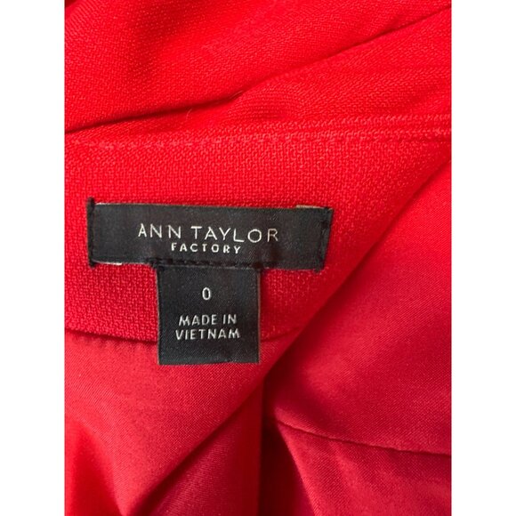 Ann Taylor Factory Elbow-Length Sleeves & Square Neck Sheath Dress Size 0 - Picture 5 of 7